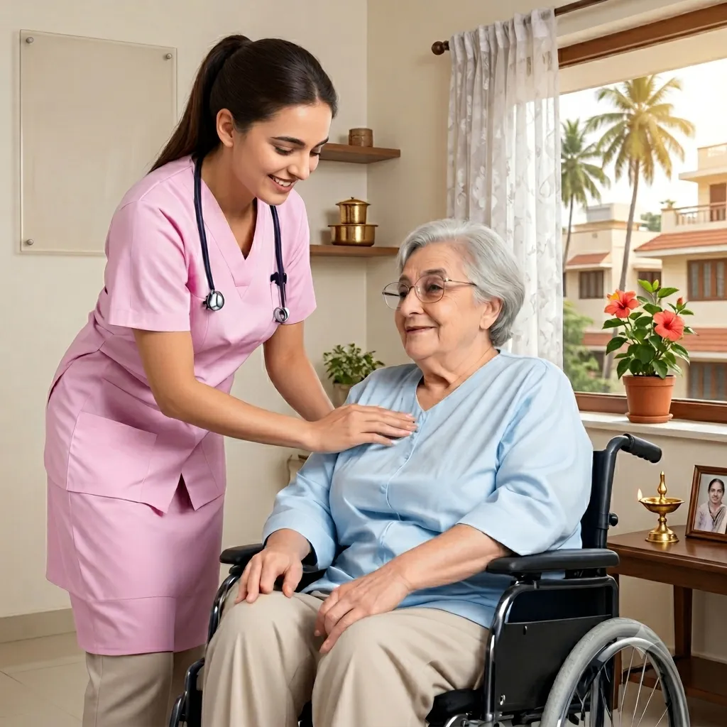 Best home care service Chennai by Asthra Senior Living Home providing senior citizen care and nursing support