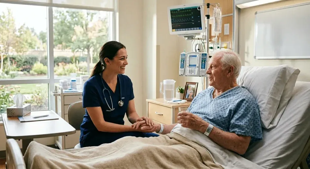 Patient Care Service Chennai by Asthra providing professional elderly care and home recovery support for senior citizens at home