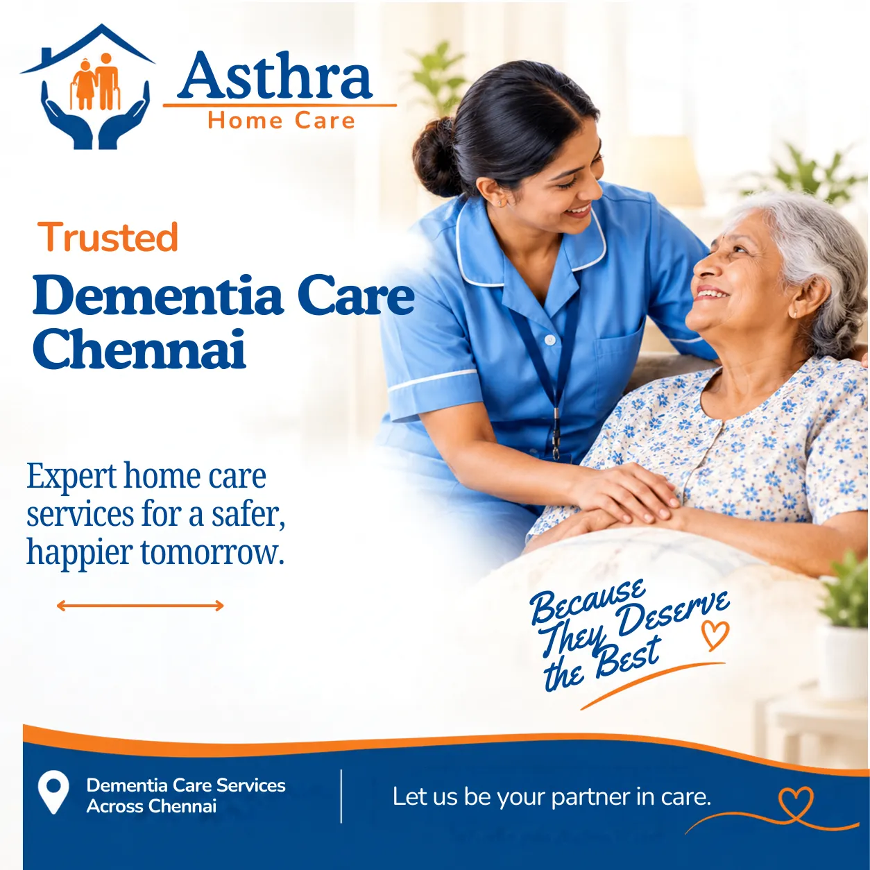 Professional dementia care Chennai for elderly patients at home